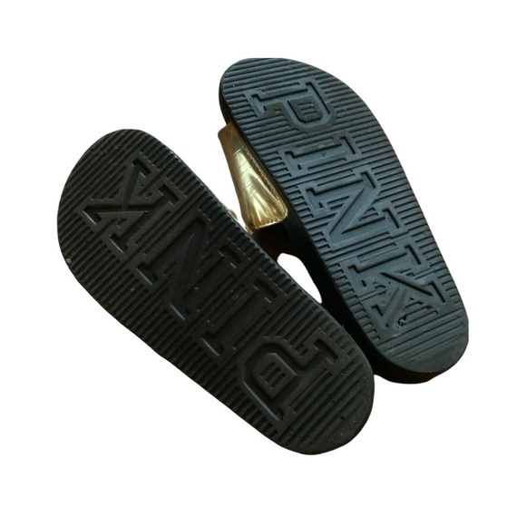 Pink by Victoria secret slide slipper shoes size 8 or M - Picture 4 of 5